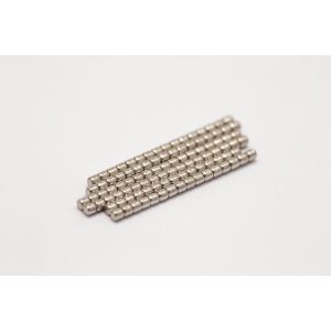 1×1 mm Scheibenmagnete N35 vernickelt