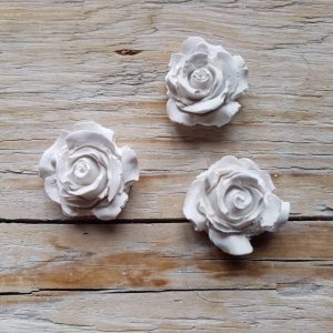 *Silikon-Gießform – Mini Rosenblüten – Filigran – 3er Set*