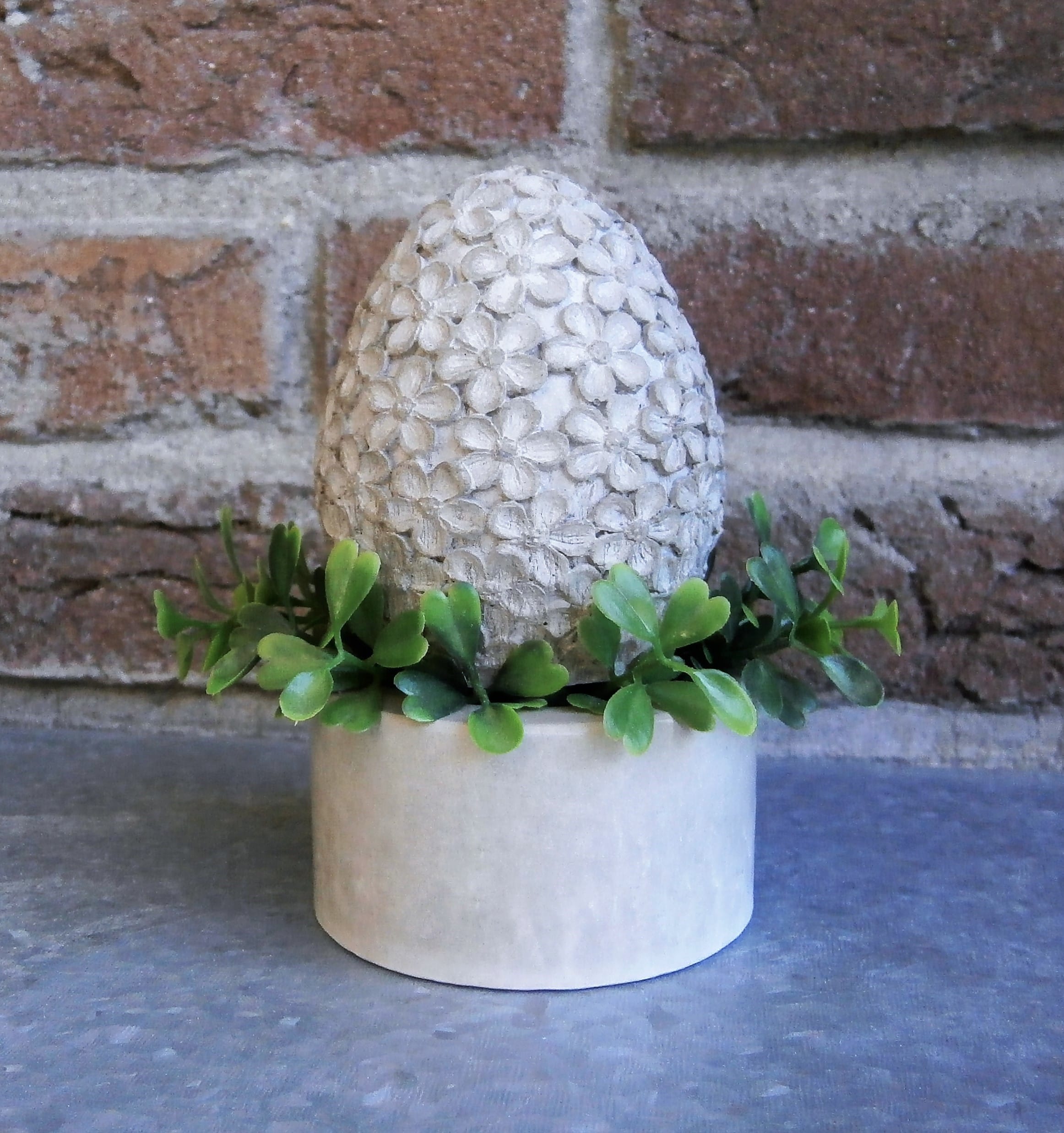 *Silikon – Gießform – Ostereier – mit Blüten*