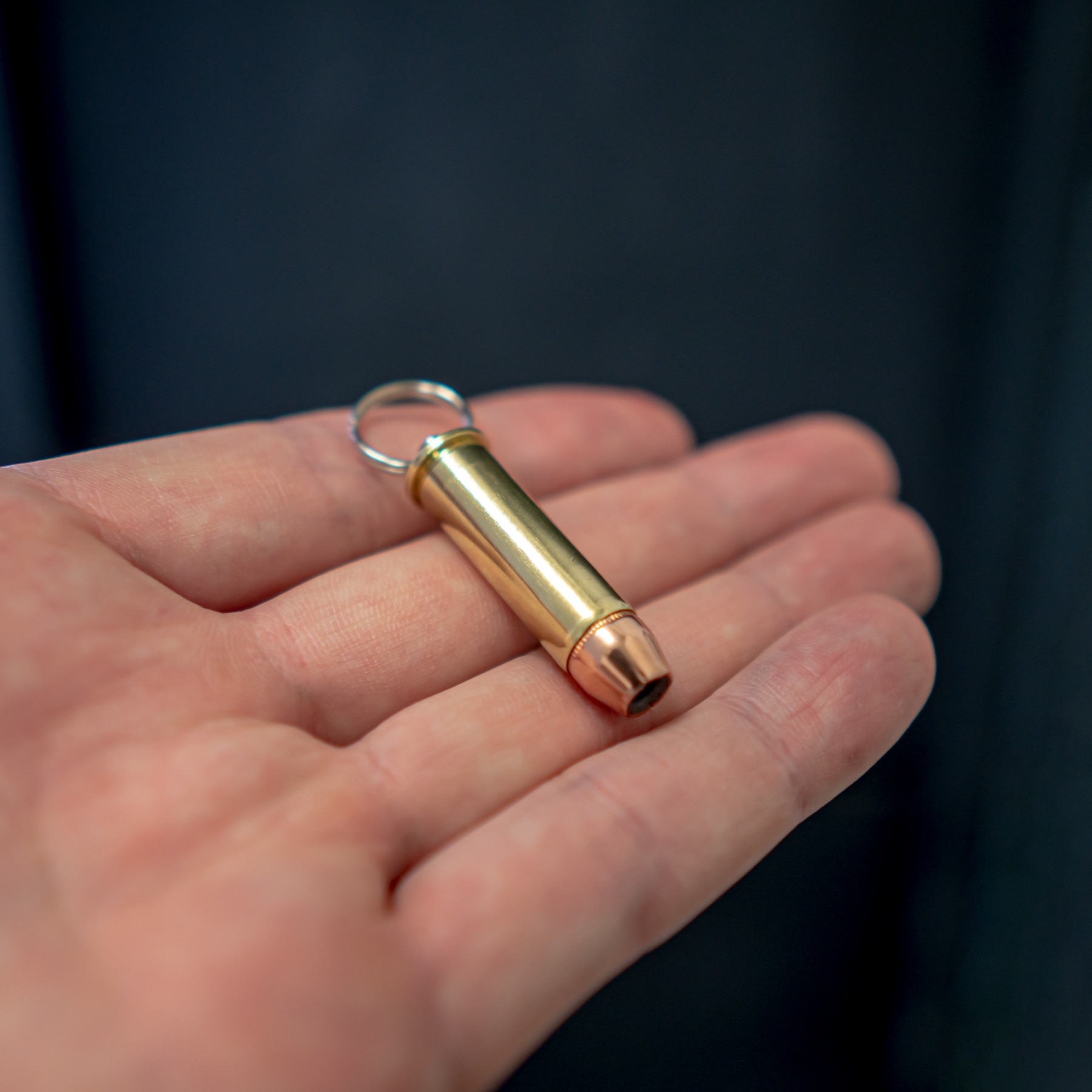 .38 Special Patrone als Anhänger mit Hohlspitz Geschoss – Bild 3