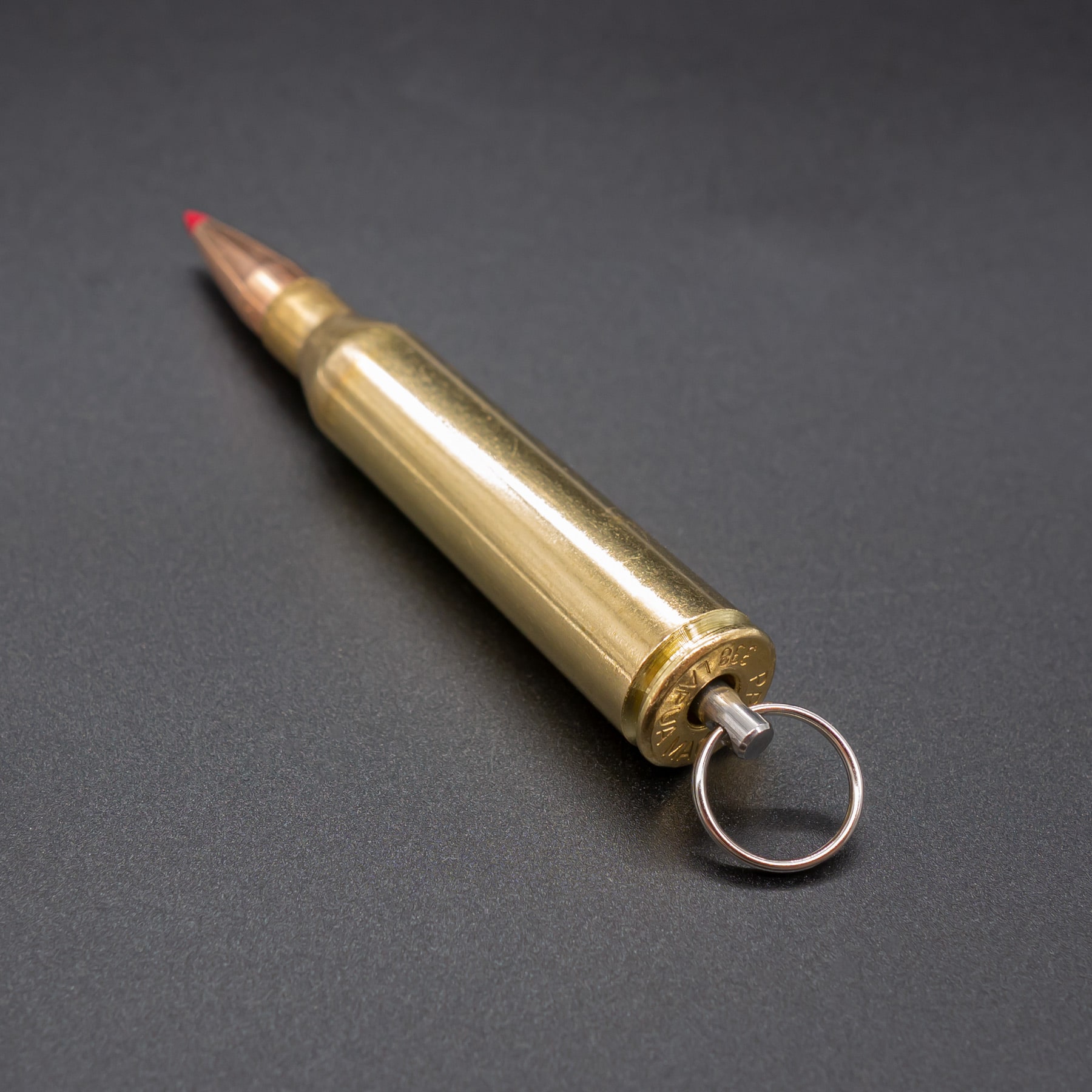 .338 Lapua Magnum Patrone als Anhänger Red Spark – Bild 5