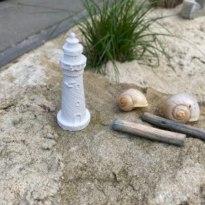 Silikon – Gießform – Kleiner Leuchtturm – maritim – schräg gestreift