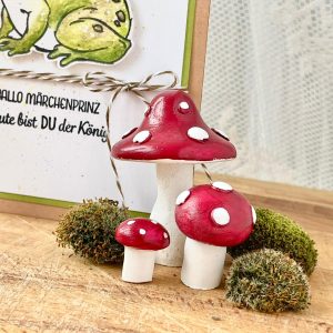 *Silikon – Gießform – 4er-Set Pilze – Fliegenpilze*