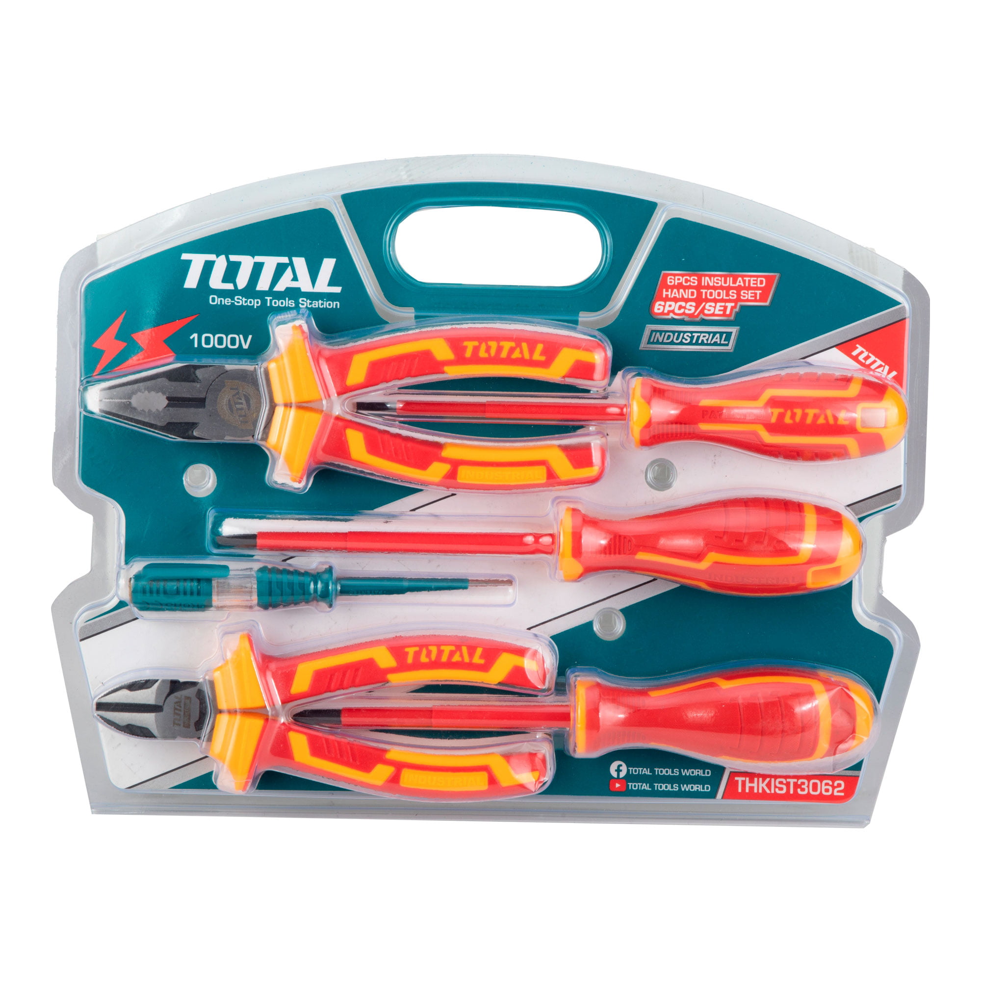 6-teiliges isoliertes Handwerkzeug-Set (THKIST3062) – Bild 4