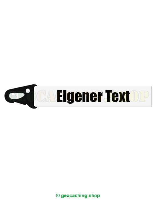 Schlüsselanhänger Karabiner <b>Eigener Text</b> – Bild 4