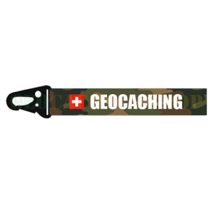 Schlüsselanhänger Karabiner <b>CH GEOCACHING</b>